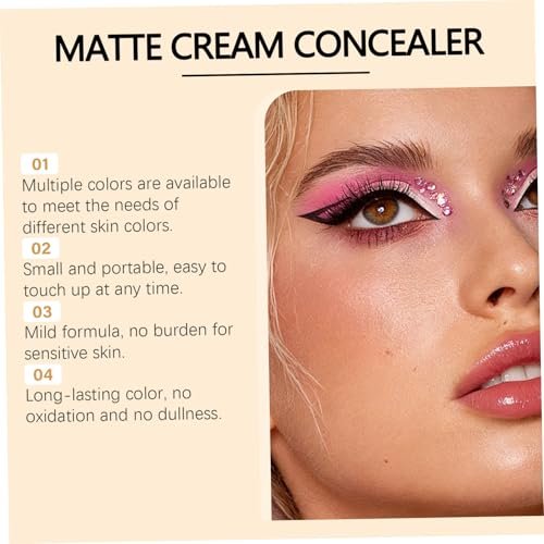 8-Color Concealer Palette – Soft Matte Full Coverage, Waterproof & Long-Lasting Color Correcting Makeup for Face, Dark Circles & Blemishes - görsel 10