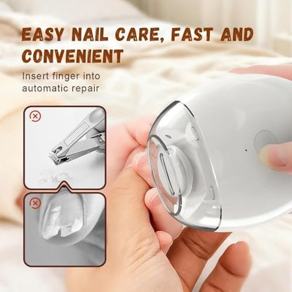 2026 New Electric Nail Clippers - Automatic Nail Clipper with LED Light, USB Rechargeable for Adults, Seniors, Babies, Children Avelisse