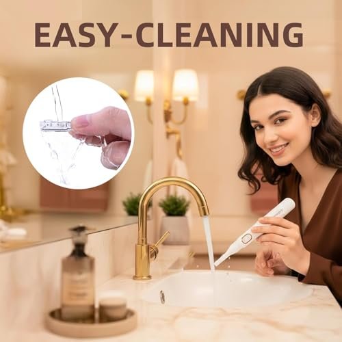 SleekSnip 2025 Eyebrow Trimmer Facial Shaver for Women - Painless Facial Hair Remover, Mini Personal Grooming Tool with Combs - görsel 14