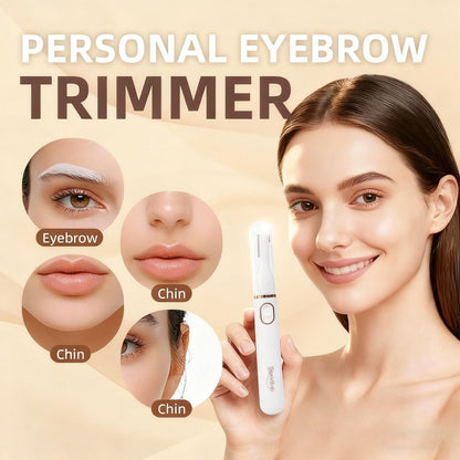 SleekSnip 2025 Eyebrow Trimmer Facial Shaver for Women - Painless Facial Hair Remover, Mini Personal Grooming Tool with Combs