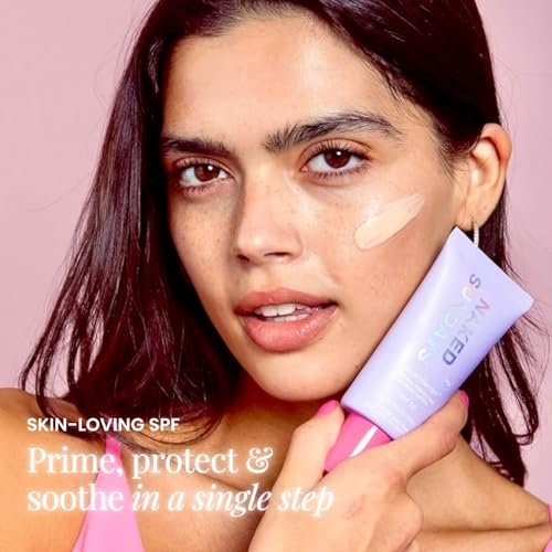 Naked Sundays BeautyBarrier Mineral Perfecting Priming Lotion SPF 50 – Sensitive Skin Mineral Sunscreen Primer with Zinc Oxide & Centella Asiatica (Cica), 50ml Avelisse