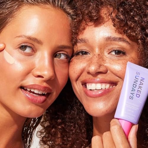 Naked Sundays BeautyBarrier Mineral Perfecting Priming Lotion SPF 50 – Sensitive Skin Mineral Sunscreen Primer with Zinc Oxide & Centella Asiatica (Cica), 50ml Avelisse
