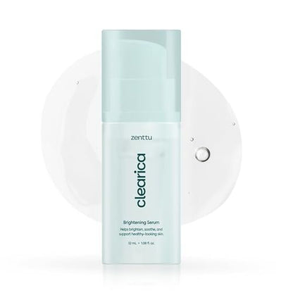 ZENTTU Korean Brightening Serum with Centella Asiatica, Madecassoside and Asiaticoside for Uneven Tone and Dark Spots, Clearica Lightweight Glow Serum Korean | 1.08 fl oz Avelisse