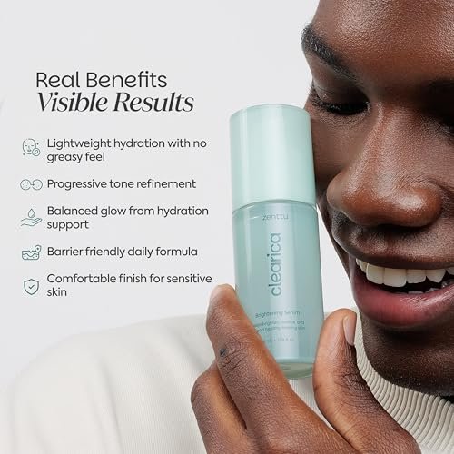 ZENTTU Korean Brightening Serum with Centella Asiatica, Madecassoside and Asiaticoside for Uneven Tone and Dark Spots, Clearica Lightweight Glow Serum Korean | 1.08 fl oz Avelisse