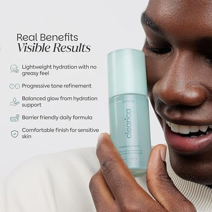 ZENTTU Korean Brightening Serum with Centella Asiatica, Madecassoside and Asiaticoside for Uneven Tone and Dark Spots, Clearica Lightweight Glow Serum Korean | 1.08 fl oz Avelisse