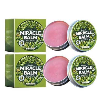 Senzion Miracle Balm Natural Ingredients for Back, Hands, Feet and Body – 2 Pack Avelisse