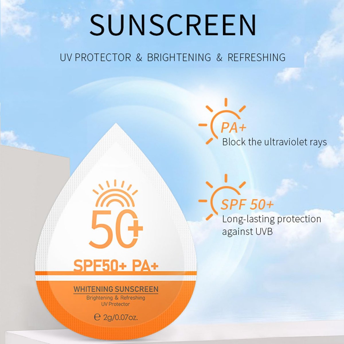 Mini Sunscreen Bulk 30 Pack - SPF 50+ Travel Size Sunscreen for Face & Body, Waterproof & Non-Greasy, Perfect for Party Favors, Beach Must Haves & Thank You Gifts - görsel 3