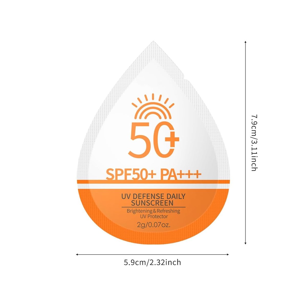 30 Pcs Mini Sunscreen SPF 50+ Travel Size Packets – Bulk Sunscreen for Face & Body, Lightweight, Non-Greasy, Water-Resistant Party Favors for Women & Girls - görsel 15