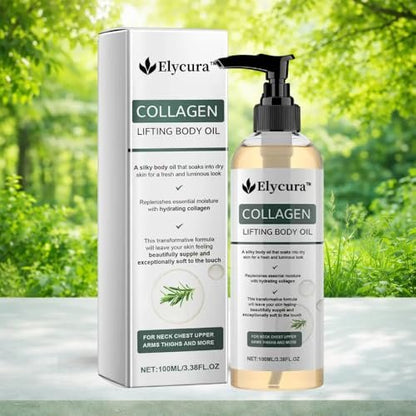 Elycura Collagen Lifting Body Oil – Firming & Tightening Oil for All Skin Types, 3.38 Fl Oz Avelisse