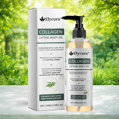 Elycura Collagen Lifting Body Oil – Firming & Tightening Oil for All Skin Types, 3.38 Fl Oz Avelisse