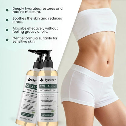 Elycura Collagen Lifting Body Oil – Firming & Tightening Oil for All Skin Types, 3.38 Fl Oz Avelisse