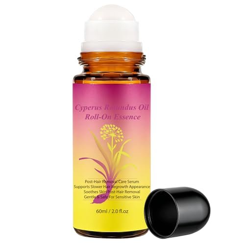 SRIOIO Cyperus Rotundus Oil for Hair Removal - Natural Cyprus Cypress Rotundus Oil, Reduces Unwanted Hair Growth, Soothes Skin & Minimizes Pores (2.02 Fl Oz) - görsel 2