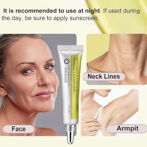FILWY Botoxmix & Vita-A Retinol Shot Wrinkle-Lift Tightening Cream – Advanced Retinol Body Lotion, Natural Anti-Wrinkle Cream, Pore Minimizer for All Skin Types (2-Pack) Avelisse