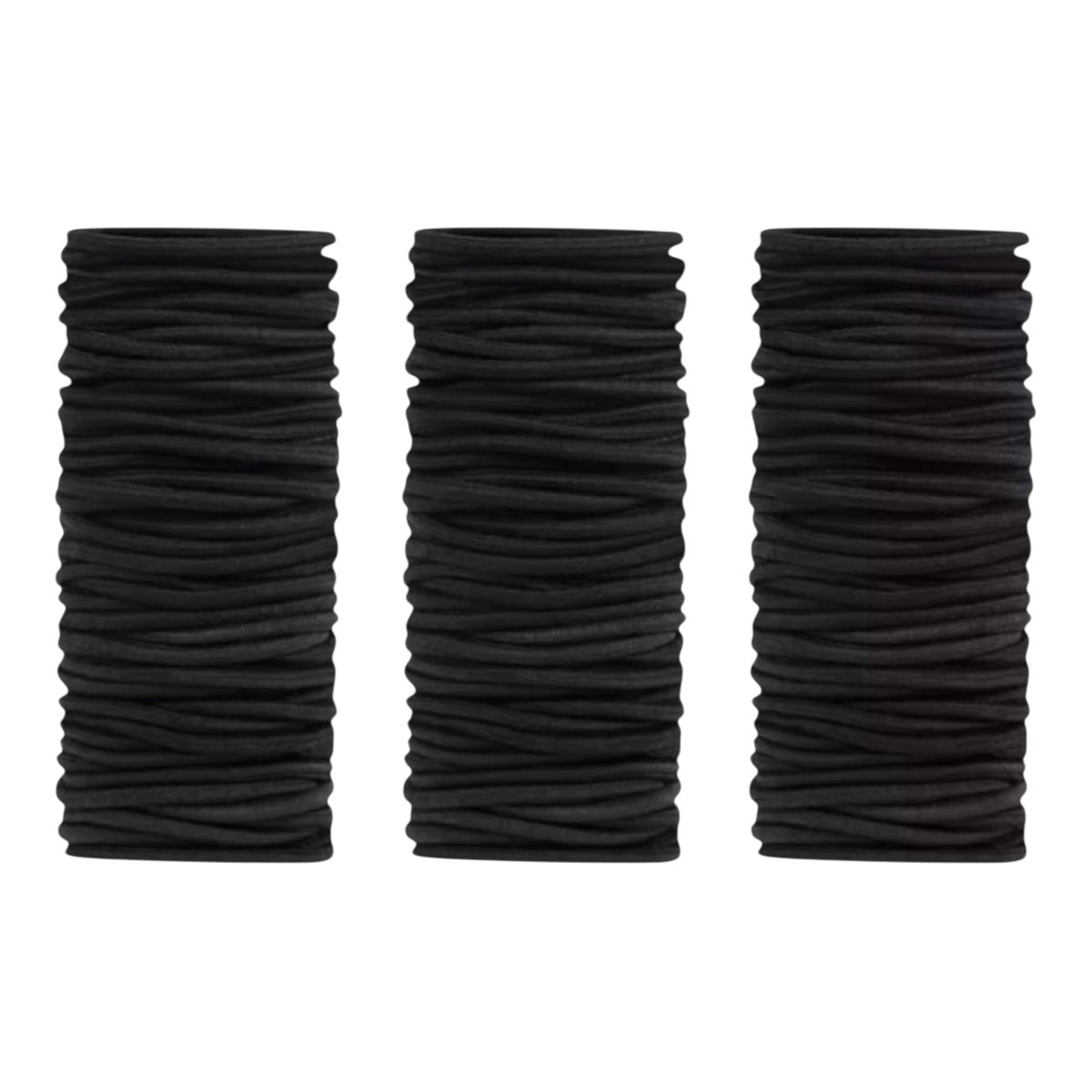 120 Pieces Black Hair Ties for Thick and Curly Hair – Strong Hold, No Damage Ponytail Holders for Women or Men (4 mm) - görsel 6