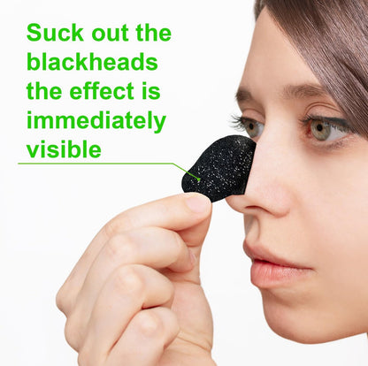 Ruduwu Natural Charcoal Pore Strips for Blackheads - 80 Count Nose Strips for All Skin Types
