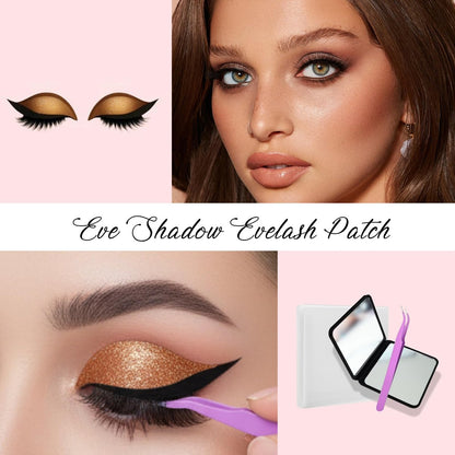 8 Piece Lazy Eyeshadow & Eyelash Stickers – Reusable Waterproof 2-in-1 Makeup for All Eye Shapes, Easy False Lash Application Avelisse