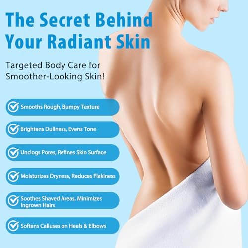 7% Glycolic Acid Exfoliating Body Stick – Smooth Elbows, Knees & Bikini Line – Gentle Daily Exfoliator for Rough Texture, Paraben-Free, 75g - görsel 8