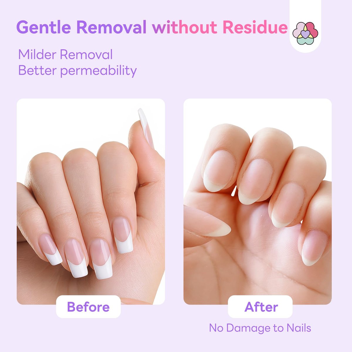 SAVILAND Pinpoint Nail Glue Remover for Press On Nails - Gentle Acetone-Free Remover, 0.68 Fl Oz - görsel 3