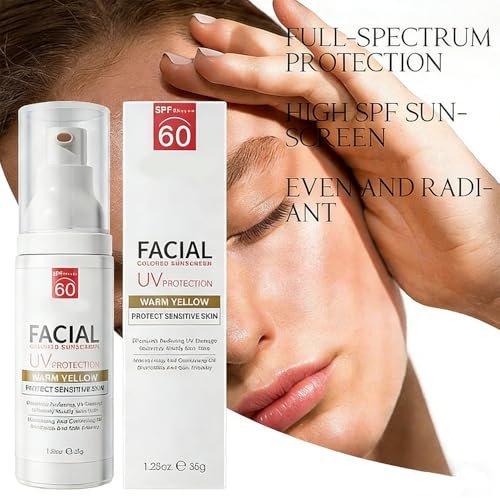 Tinted Mineral Face Sunscreen SPF 60 with Hyaluronic Acid - Ultra-Lightweight, Non-Greasy Tinted Moisturizer - görsel 4