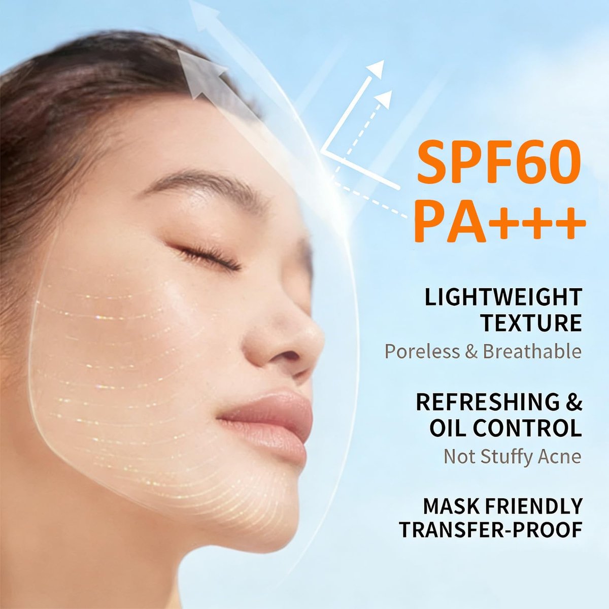 Tinted Mineral Face Sunscreen SPF 60 with Hyaluronic Acid - Ultra-Lightweight, Non-Greasy Tinted Moisturizer - görsel 7