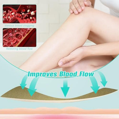 LustraBloom Leg Renew Varicose Veins Patch – 2 Pack Natural Leg Care for All Skin Types Avelisse