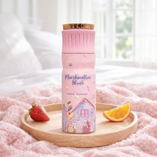 Paris Corner Marshmallow Blush Deodorant - 6.8 Fl Oz (200ml) Unisex Fragrance Perfume Avelisse