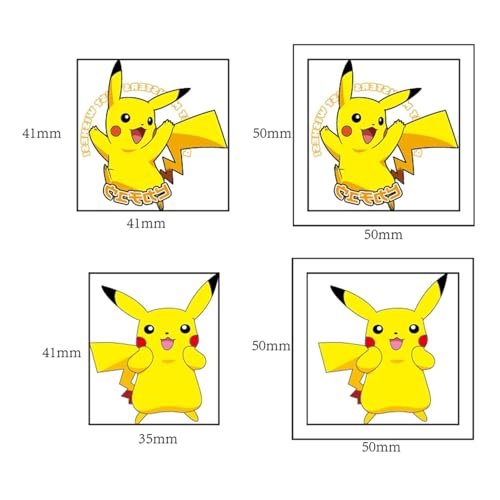 20 Pokemon Tattoo Stickers - Water Transfer Temporary Tattoos for Kids Birthday Party - görsel 6