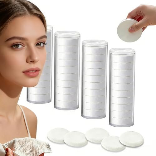 LZDEMI Disposable Face Towels - 80 Pack Hot Spa Towels for Face, Non-Woven Fabric, Ideal for Towel Warmers or Dispensers Avelisse