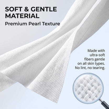 LZDEMI Disposable Face Towels - 80 Pack Hot Spa Towels for Face, Non-Woven Fabric, Ideal for Towel Warmers or Dispensers Avelisse