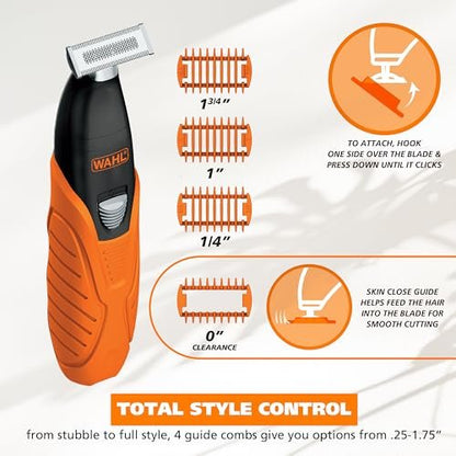 Wahl Trim Ninja Hybrid Electric Shaver – 2-in-1 Beard Trimmer & Nose Hair Trimmer for Men, Model 3030114 Avelisse