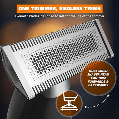 Wahl Trim Ninja Hybrid Electric Shaver – 2-in-1 Beard Trimmer & Nose Hair Trimmer for Men, Model 3030114 Avelisse