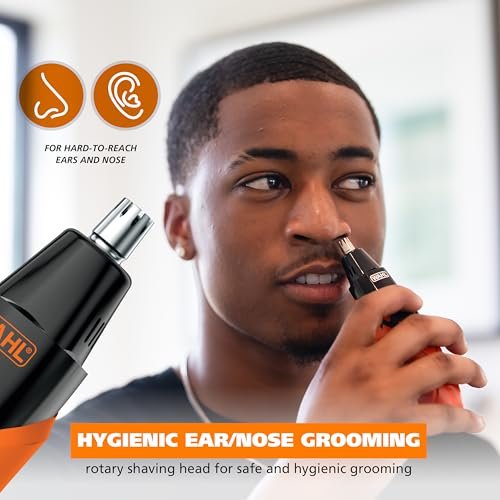 Wahl Trim Ninja Hybrid Electric Shaver – 2-in-1 Beard Trimmer & Nose Hair Trimmer for Men, Model 3030114 Avelisse