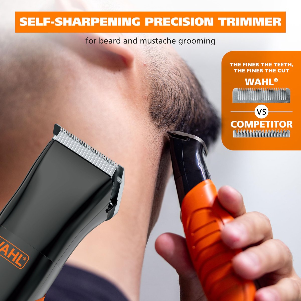 Wahl Trim Ninja All in One Hybrid Electric Razor and Beard Trimmer for Men – All Body Electric Shaver, Hair Trimmer, Precision Detail Trimmer, Ear & Nose Hair Trimmer – Model 3030115 Avelisse