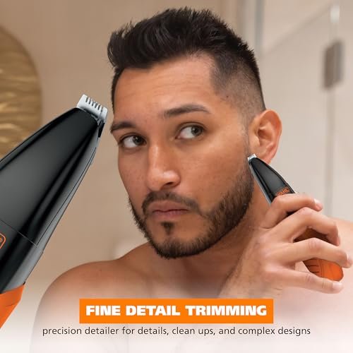 Wahl Trim Ninja All in One Hybrid Electric Razor and Beard Trimmer for Men – All Body Electric Shaver, Hair Trimmer, Precision Detail Trimmer, Ear & Nose Hair Trimmer – Model 3030115 Avelisse