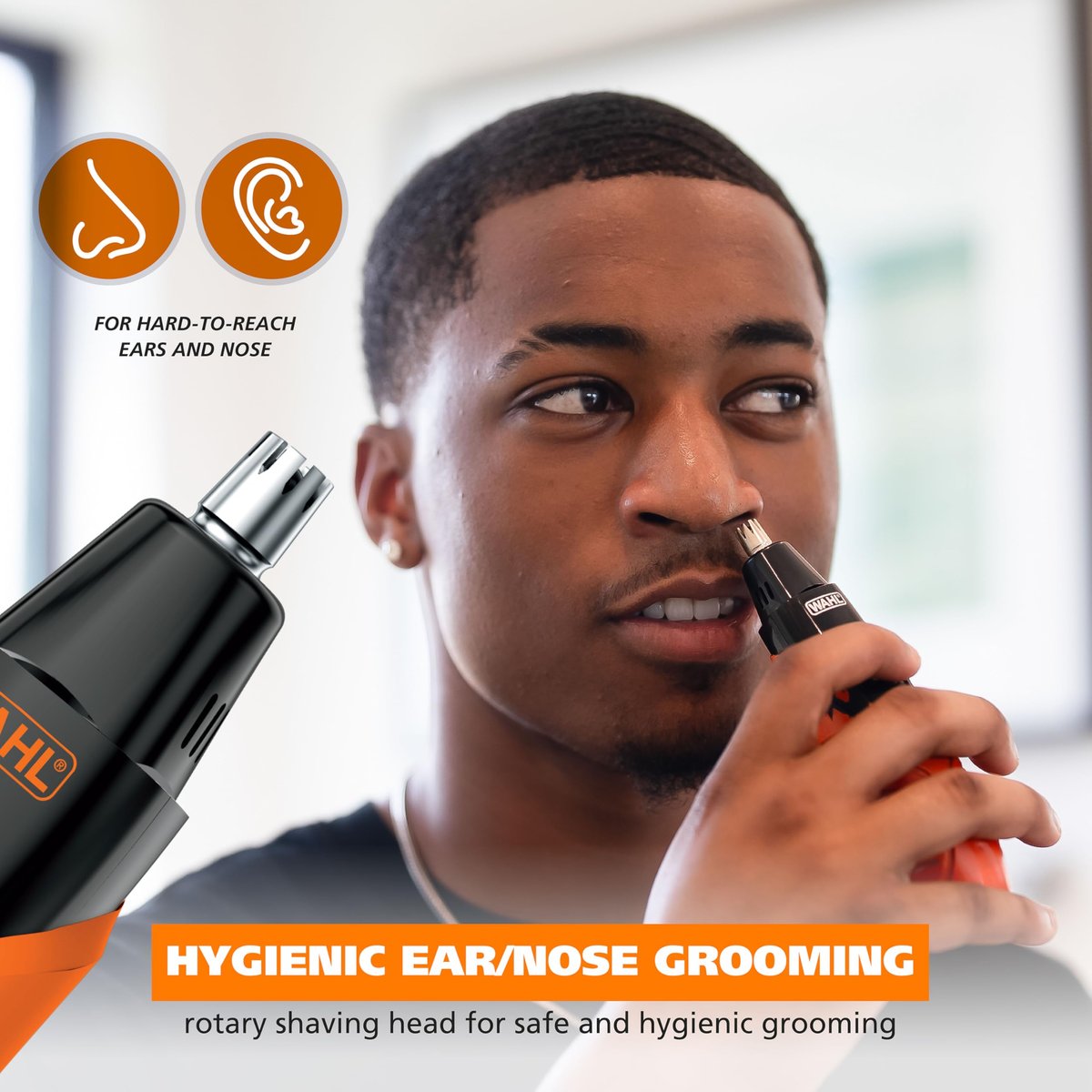 Wahl Trim Ninja All in One Hybrid Electric Razor and Beard Trimmer for Men – All Body Electric Shaver, Hair Trimmer, Precision Detail Trimmer, Ear & Nose Hair Trimmer – Model 3030115 Avelisse