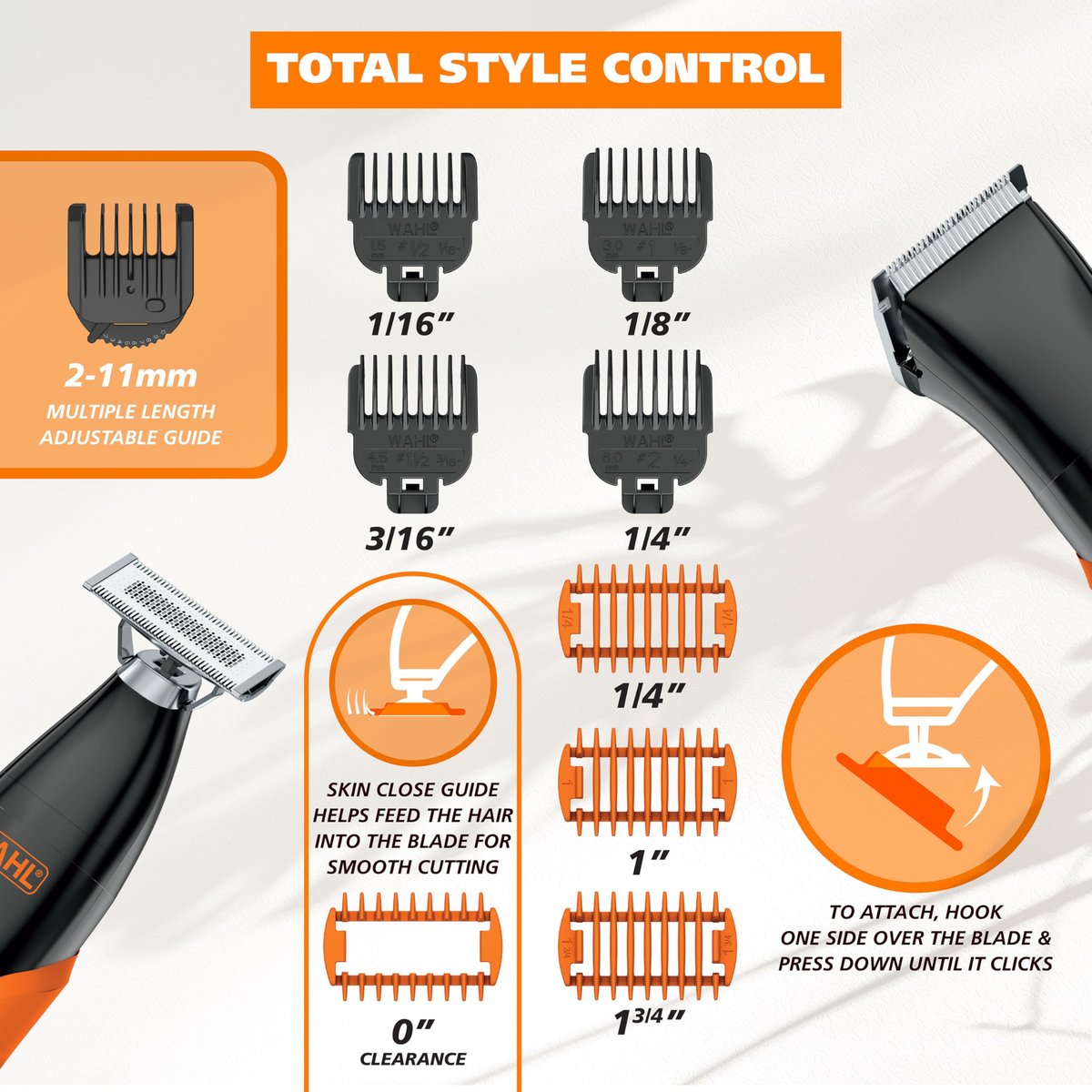 Wahl Trim Ninja All in One Hybrid Electric Razor and Beard Trimmer for Men – All Body Electric Shaver, Hair Trimmer, Precision Detail Trimmer, Ear & Nose Hair Trimmer – Model 3030115 Avelisse