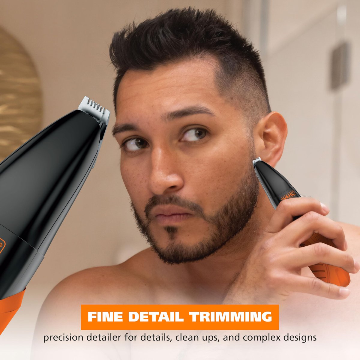 Wahl Trim Ninja All in One Hybrid Electric Razor and Beard Trimmer for Men – All Body Electric Shaver, Hair Trimmer, Precision Detail Trimmer, Ear & Nose Hair Trimmer – Model 3030115 Avelisse