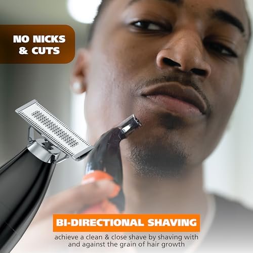 Wahl Trim Ninja All in One Hybrid Electric Razor and Beard Trimmer for Men – All Body Electric Shaver, Hair Trimmer, Precision Detail Trimmer, Ear & Nose Hair Trimmer – Model 3030115 Avelisse