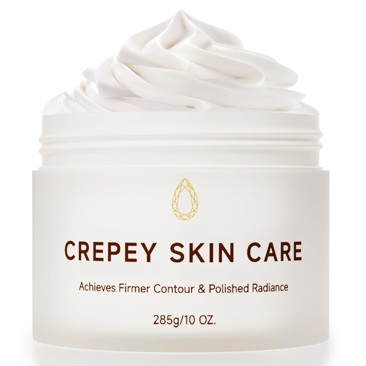 MOCKGVY Crepe Firming Body Cream – Extra Large 10 oz – Anti-Aging Moisturizer for Crepe Skin, Boosts Collagen & Elastin for Neck, Arms, Legs Avelisse