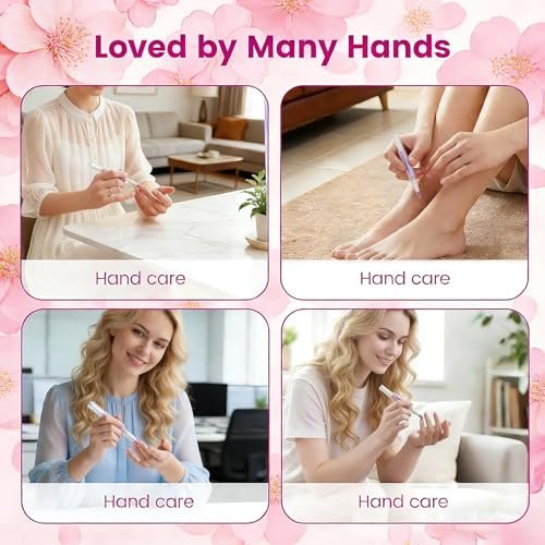 Yiueoiar 2 Pack Cuticle Oil Pusher Pen - Ceramic Cuticle Oil for Dry Nails & Cuticles, No Leak Travel Size Cuticle Pusher Pen, Moisturizing Nail Care Treatment for DIY Manicure & Salon Use - görsel 12