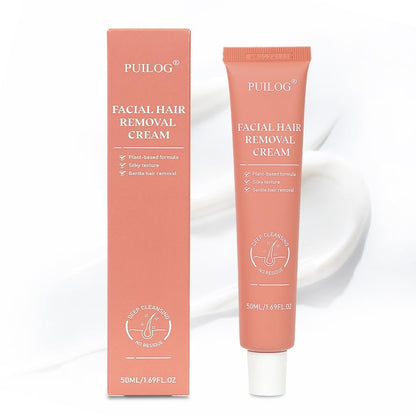 Flawless Facial Hair Removal Cream for Women – Sensitive Skin Depilatory, 1.69 Fl Oz Avelisse
