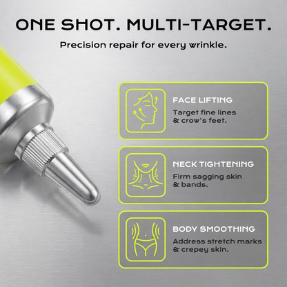 Botoxmix & Vita-A Retinol Shot Wrinkle-Lift Tightening Cream – High-Strength Retinoid Anti-Aging Cream with Natural Pore Minimizer (2-Pack, 0.5 oz Each) Avelisse