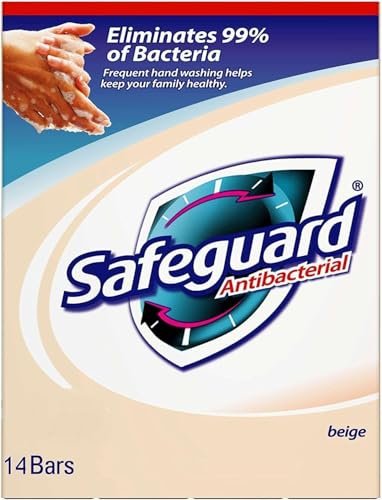 Safeguard Antibacterial Soap Bars, 4 oz (113 g) Each, 14-Pack - Beige Avelisse