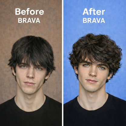 BRAVA NOT TAMED, JUST BRAVA Sea Salt Spray for Men – Natural Texturizing Spray for Beach Waves, Volume & Hold, 10 Oz