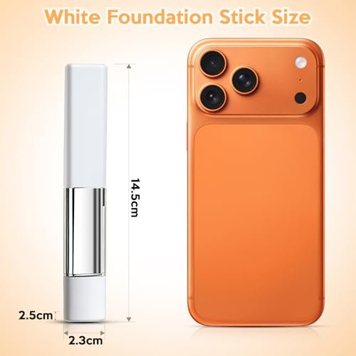 Upgrade 2-in-1 Blanc Cover Cream Stick V - Color Changing Foundation Stick with Volufiline - Hydrating Concealer Base Makeup, Dual-Ended with Built-in Brush, Portable for Daily Use (Natural) Avelisse