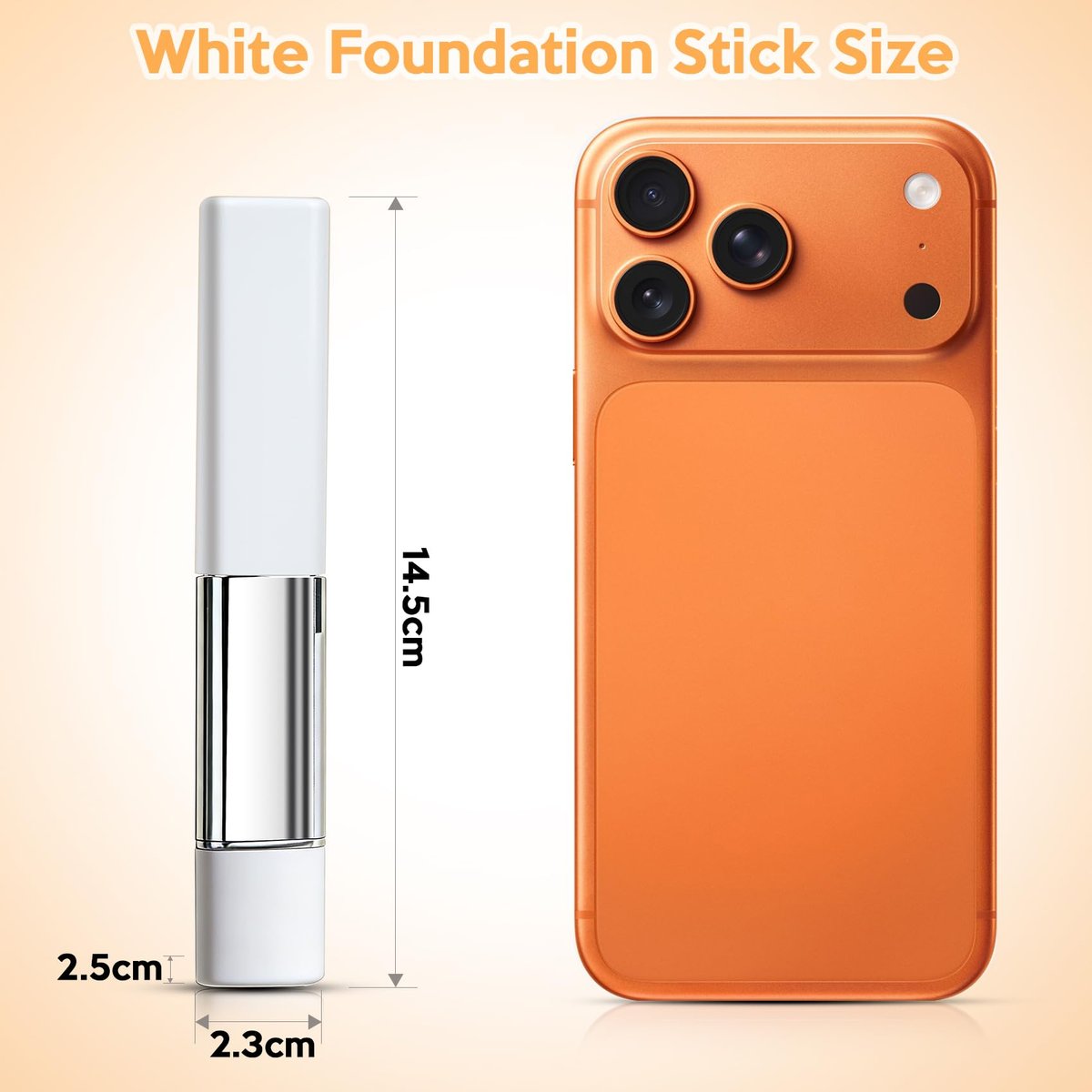 Upgrade 2-in-1 Blanc Cover Cream Stick V - Color Changing Foundation Stick with Volufiline - Hydrating Concealer Base Makeup, Dual-Ended with Built-in Brush, Portable for Daily Use (Natural) Avelisse