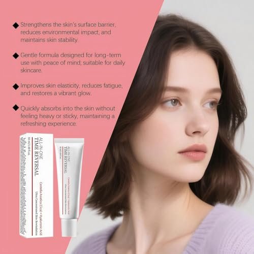 BSpecter 2Pcs Time Reverse Cream - All-In-One Face Moisturizer with Centella, Collagen & Hyaluronic Acid for Hydrating, Nourishing, Firming & Reducing Wrinkles (0.5 Fl Oz Each) Avelisse