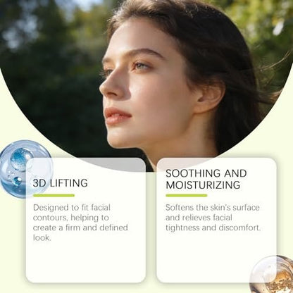 Nascence V-Line Lifting Tape with Cactox Collagen – Double Chin Lifting Band for Sagging Jawline & Facial Puffiness (4 Pack) Avelisse