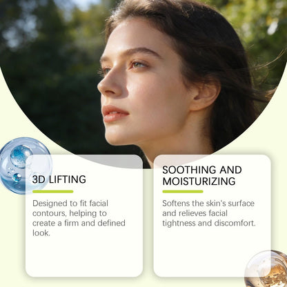 Nascence V-Line Lifting Tape with Cactox Collagen – Double Chin Lifting Band for Sagging Jawline & Facial Puffiness (4 Pack) Avelisse