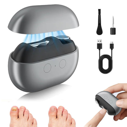 3-in-1 Electric Nail Clippers for Seniors with LED Light and Nail Scraps Storage - Perfect for Thick Toenails and Reduced Mobility